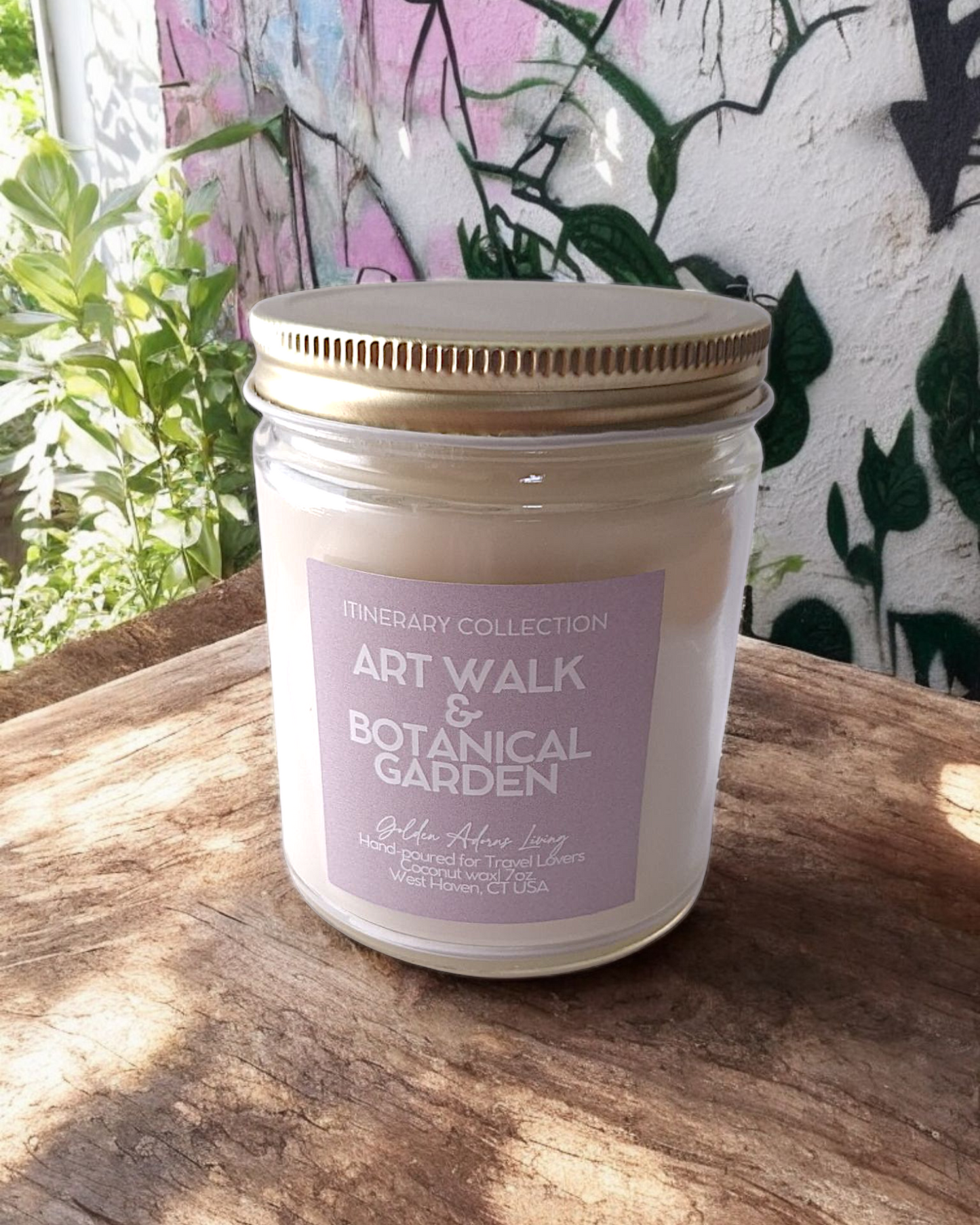 ART WALK & BOTANICAL GARDEN- Itinerary Candle Collection