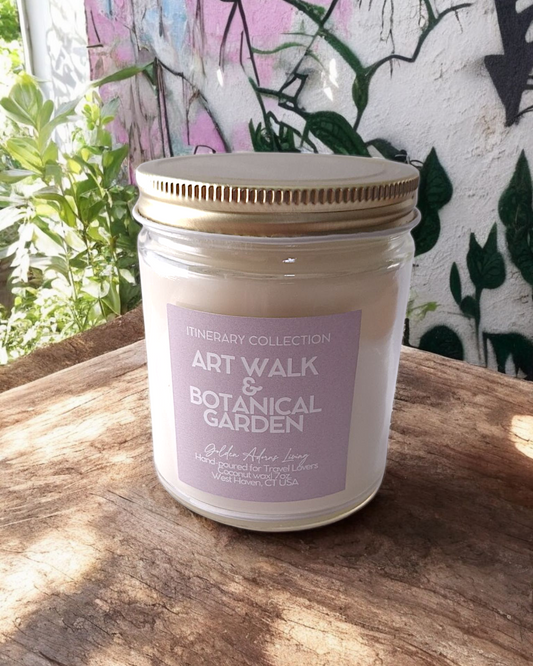ART WALK & BOTANICAL GARDEN- Itinerary Candle Collection