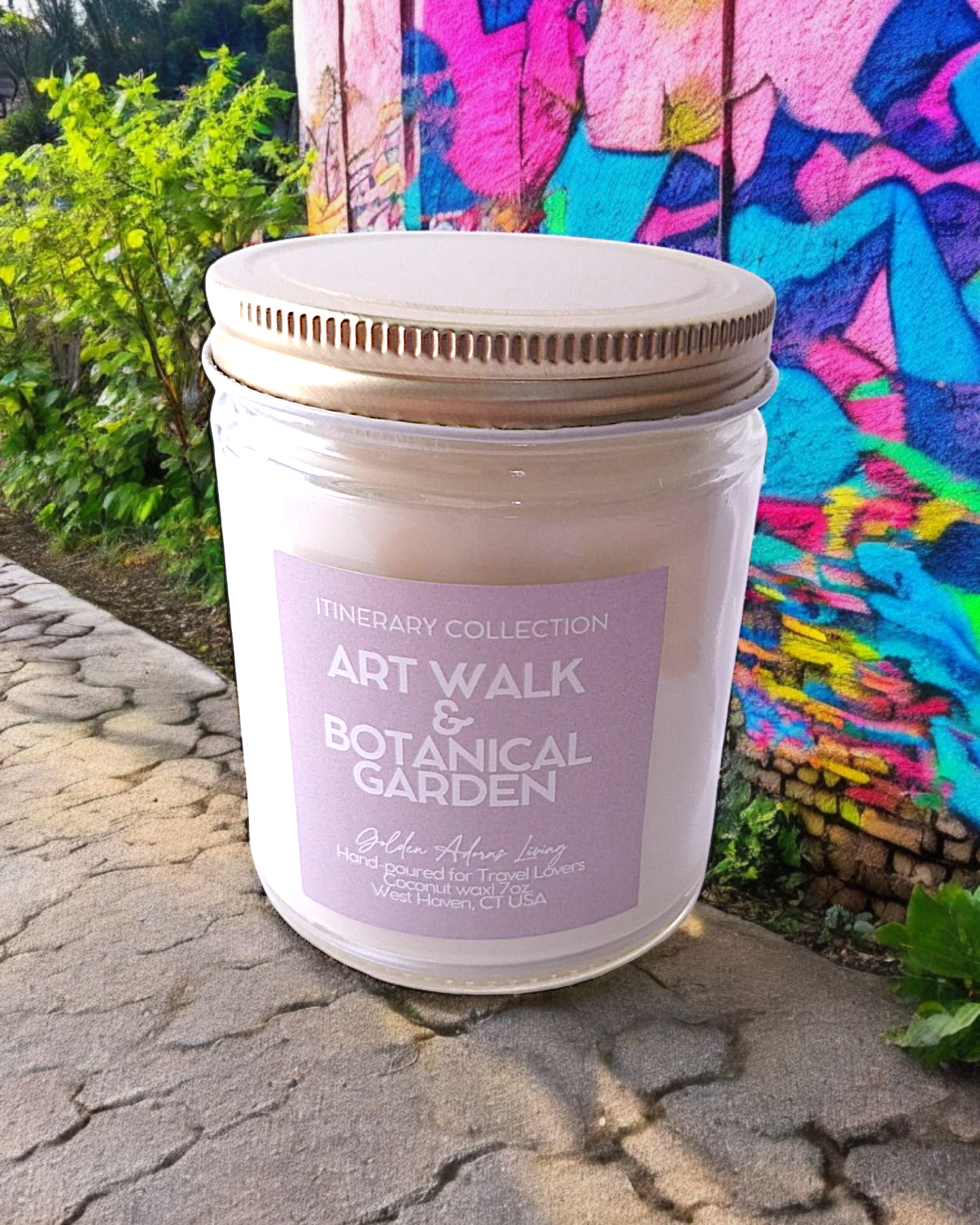 ART WALK & BOTANICAL GARDEN- Itinerary Candle Collection