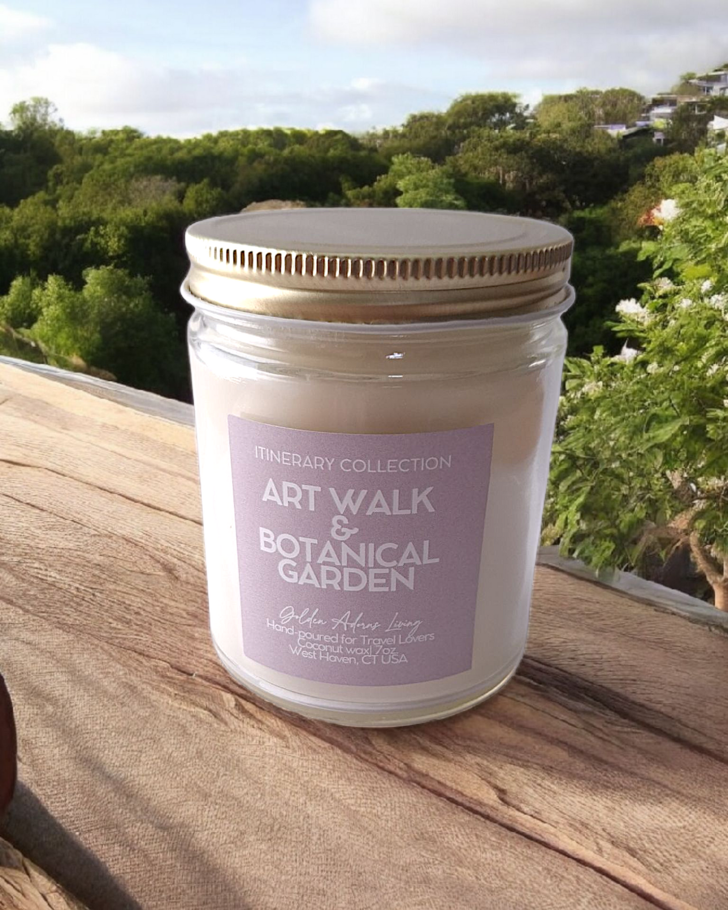 ART WALK & BOTANICAL GARDEN- Itinerary Candle Collection