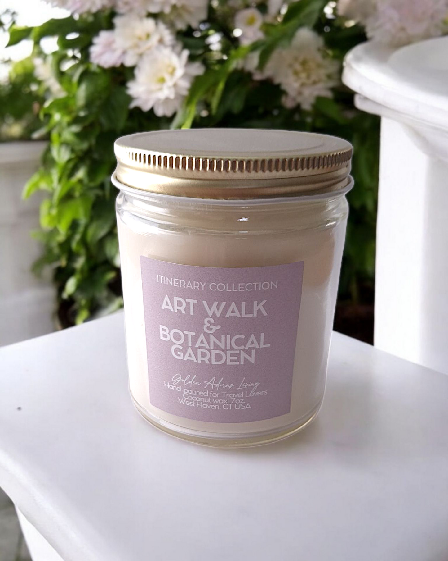 ART WALK & BOTANICAL GARDEN- Itinerary Candle Collection